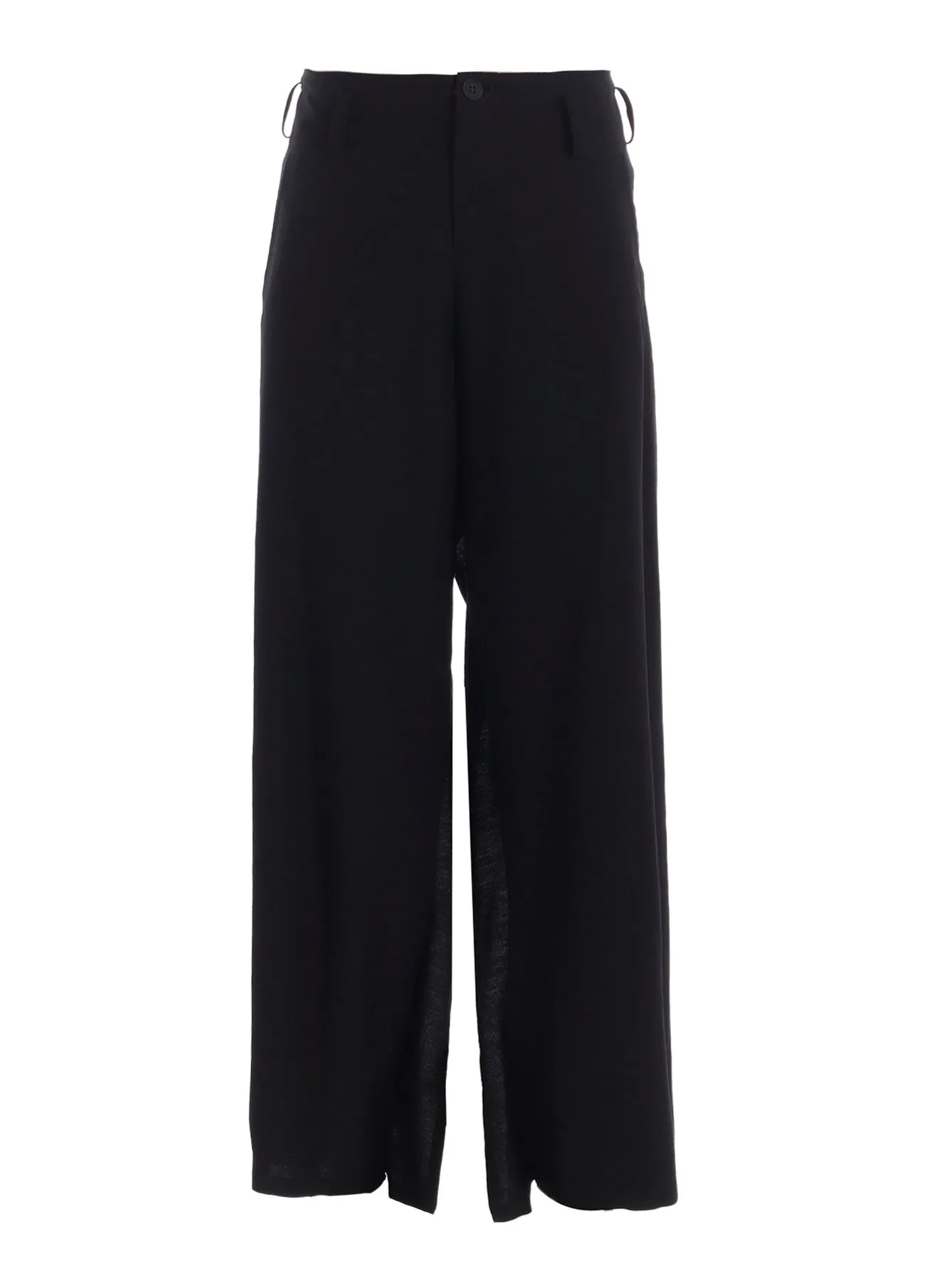 MILLED GABARDINE FRILLED PANTS sold by Yohji Yamamoto product image thumbnail 2