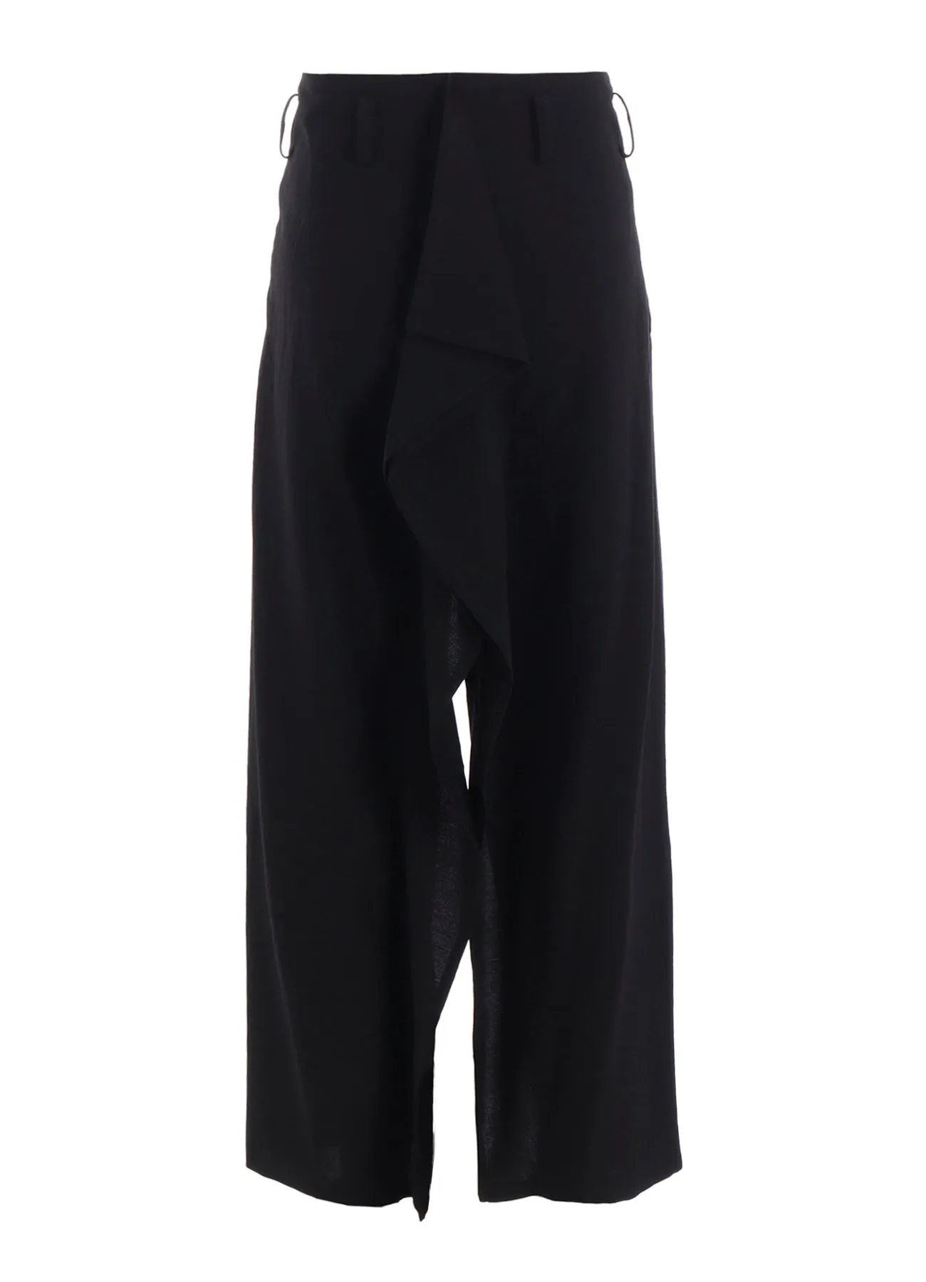 MILLED GABARDINE FRILLED PANTS sold by Yohji Yamamoto product image thumbnail 3