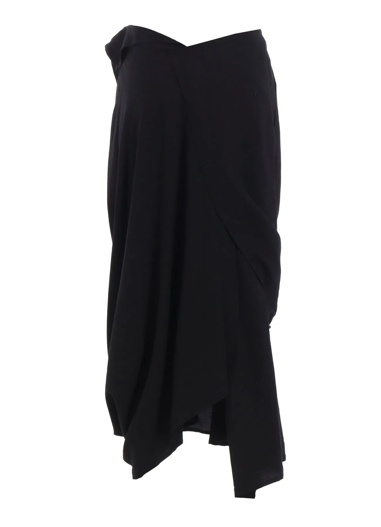 MILLED GABARDINE TWIST SKIRT sold by Yohji Yamamoto product image thumbnail 3