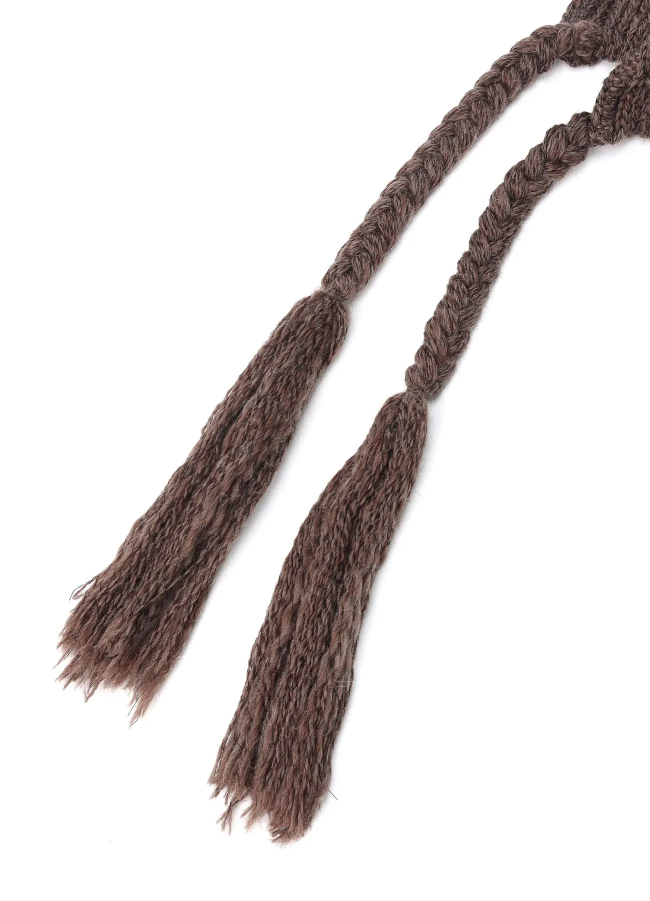 WOOL SLUB ARAN HOODIE sold by Yohji Yamamoto product image thumbnail 5