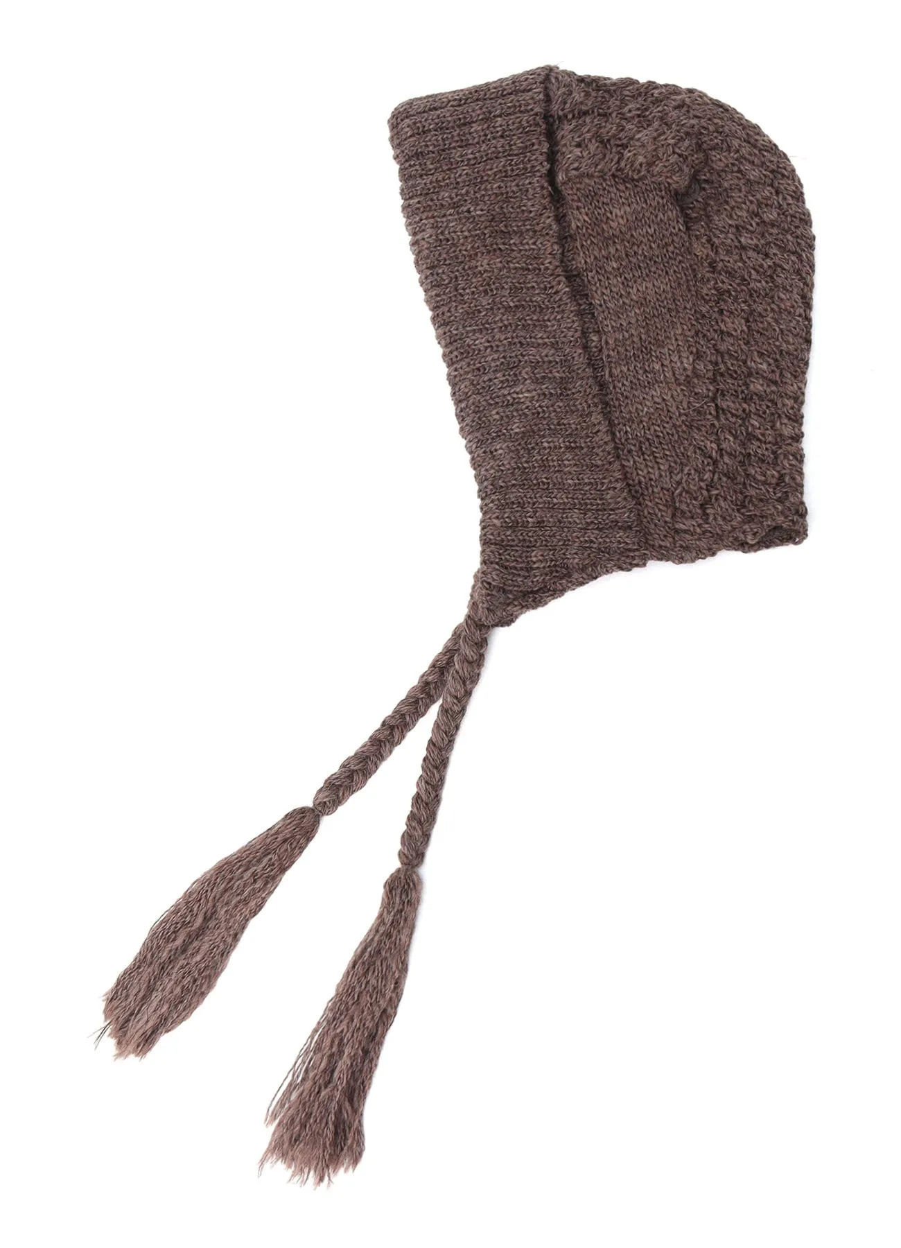 WOOL SLUB ARAN HOODIE sold by Yohji Yamamoto product image thumbnail 2