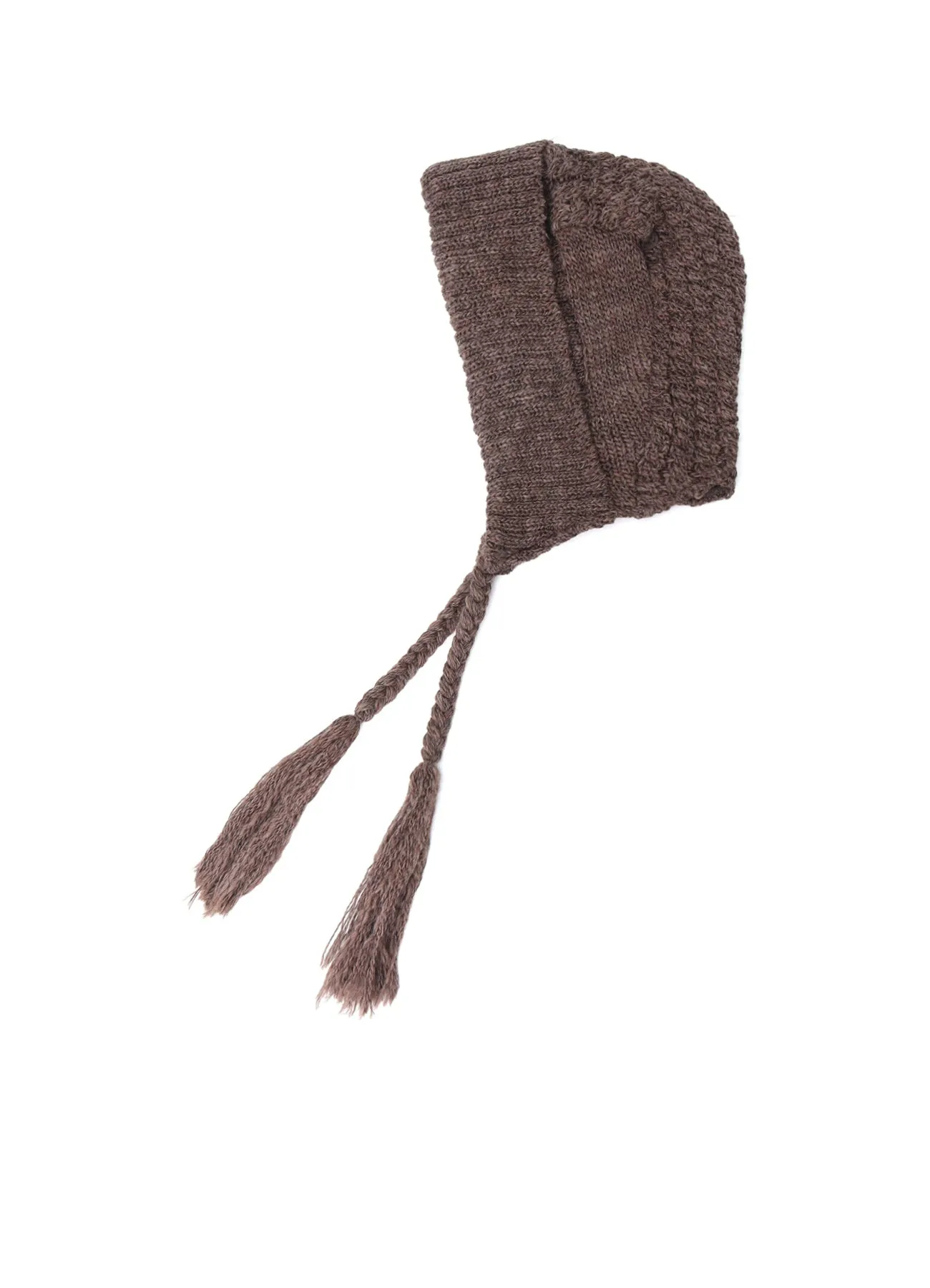 WOOL SLUB ARAN HOODIE sold by Yohji Yamamoto