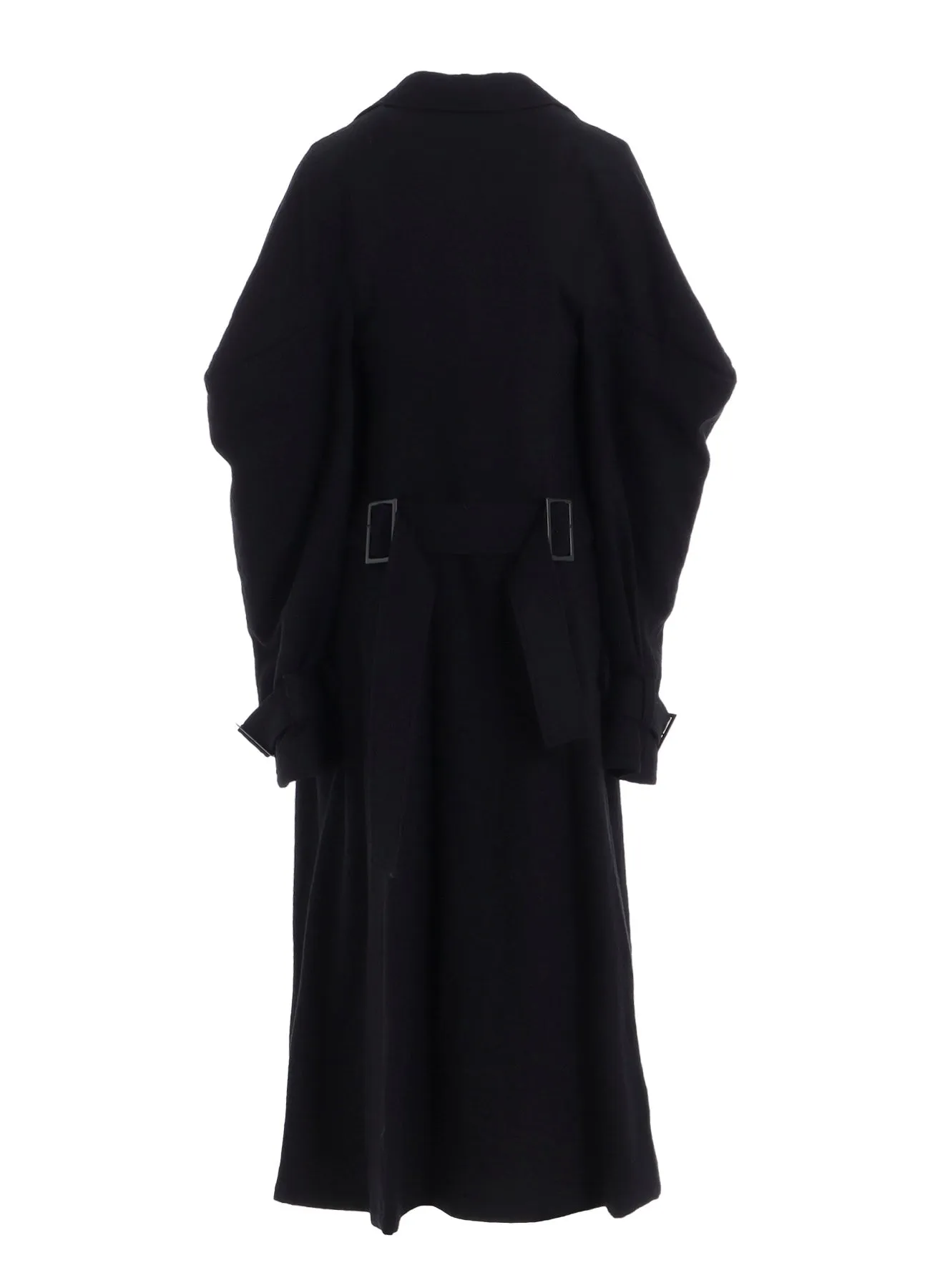 SHRINKED SERGE TRENCH COAT WITH BELT sold by Yohji Yamamoto product image thumbnail 3