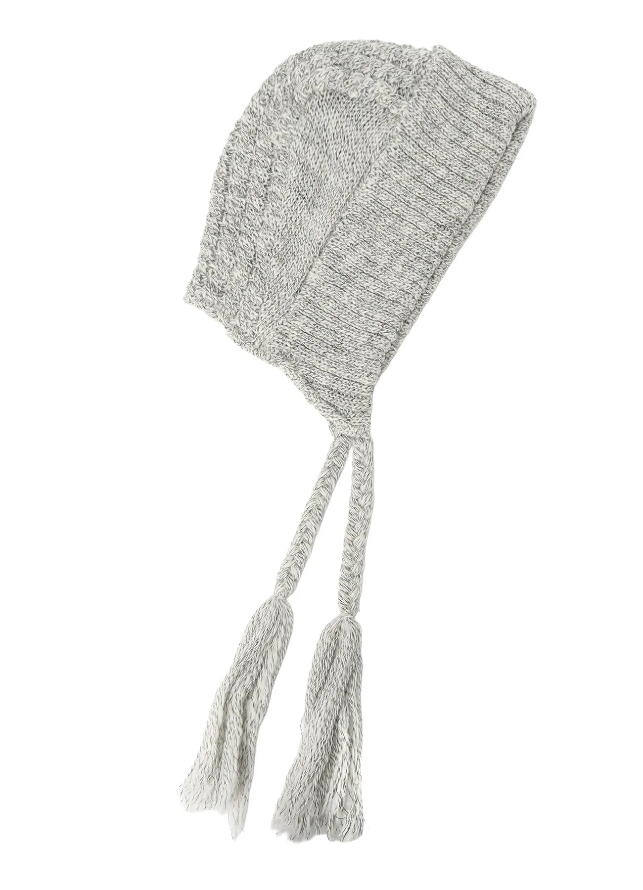 WOOL SLUB ARAN HOODIE sold by Yohji Yamamoto product image thumbnail 3