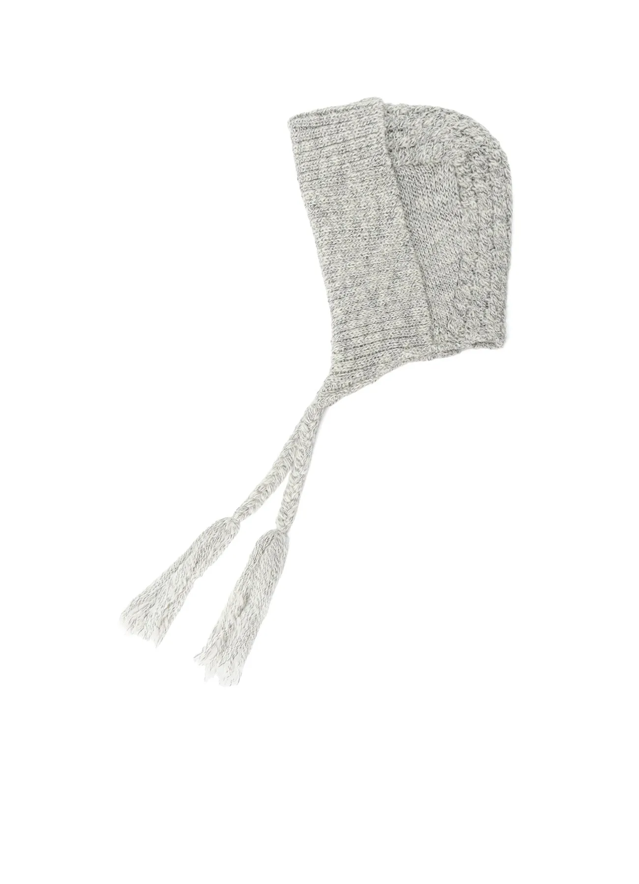 WOOL SLUB ARAN HOODIE sold by Yohji Yamamoto