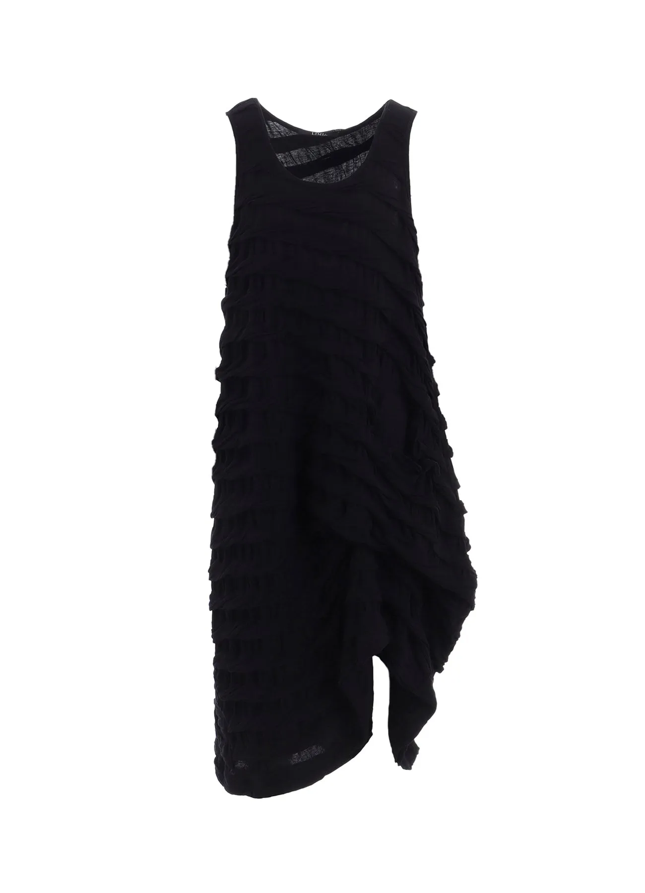 TWIST JACQUARD POCKET TUCK DRESS sold by Yohji Yamamoto