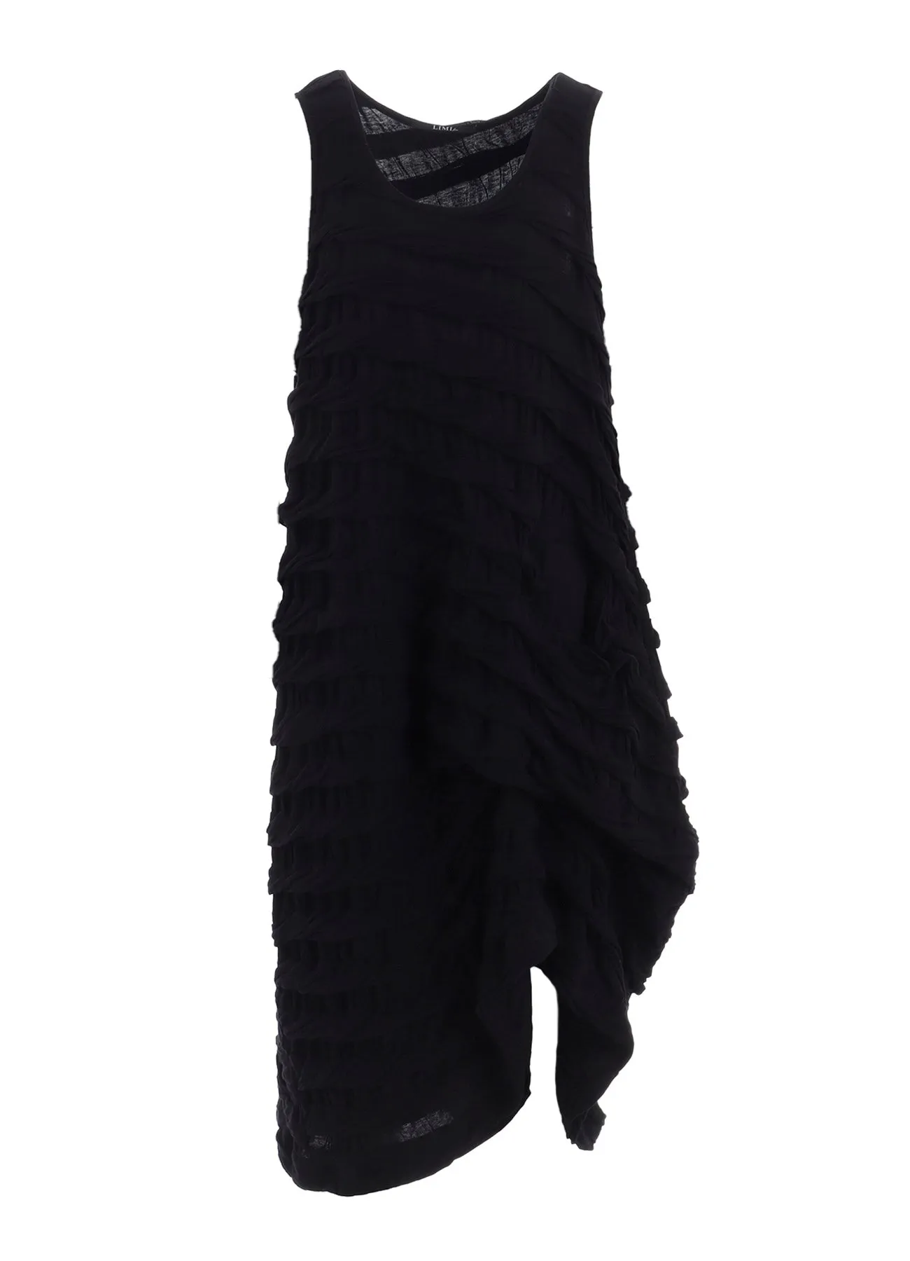 TWIST JACQUARD POCKET TUCK DRESS sold by Yohji Yamamoto product image thumbnail 2