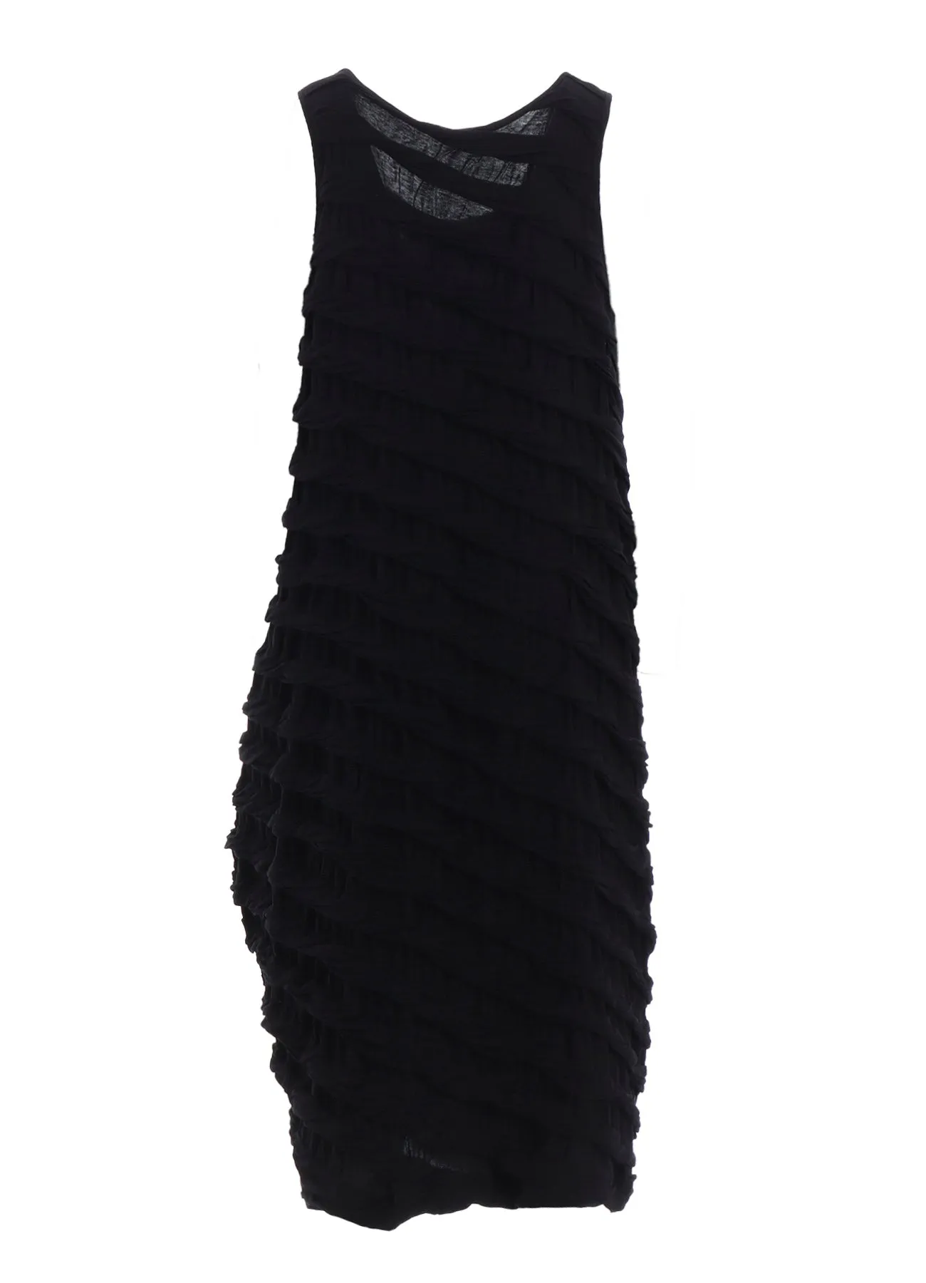 TWIST JACQUARD POCKET TUCK DRESS sold by Yohji Yamamoto product image thumbnail 3