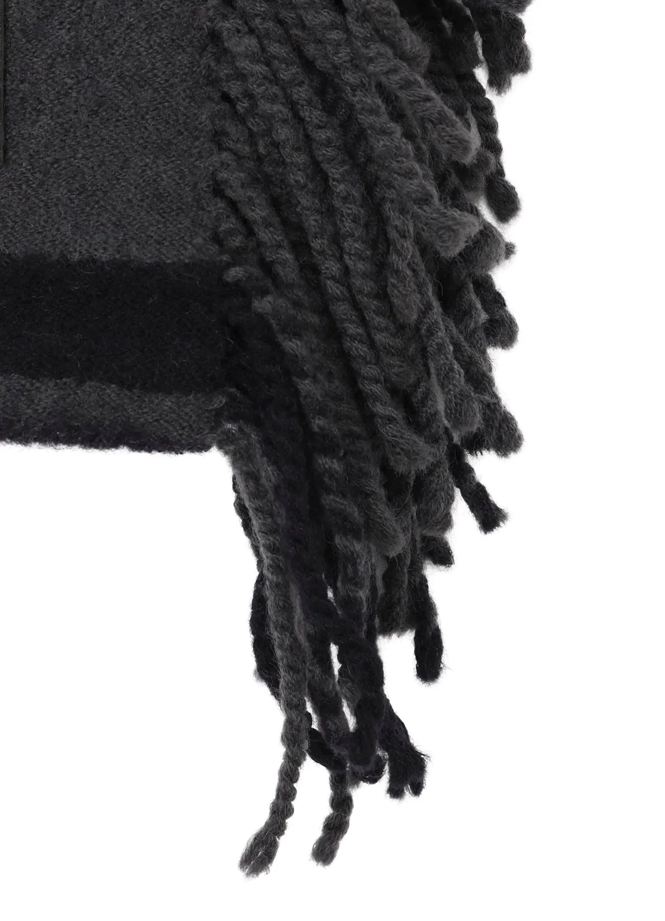 WOOL FRINGE SCARF sold by Yohji Yamamoto product image thumbnail 4