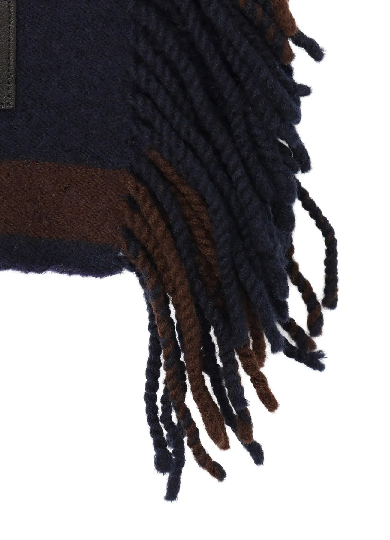WOOL FRINGE SCARF sold by Yohji Yamamoto product image thumbnail 4