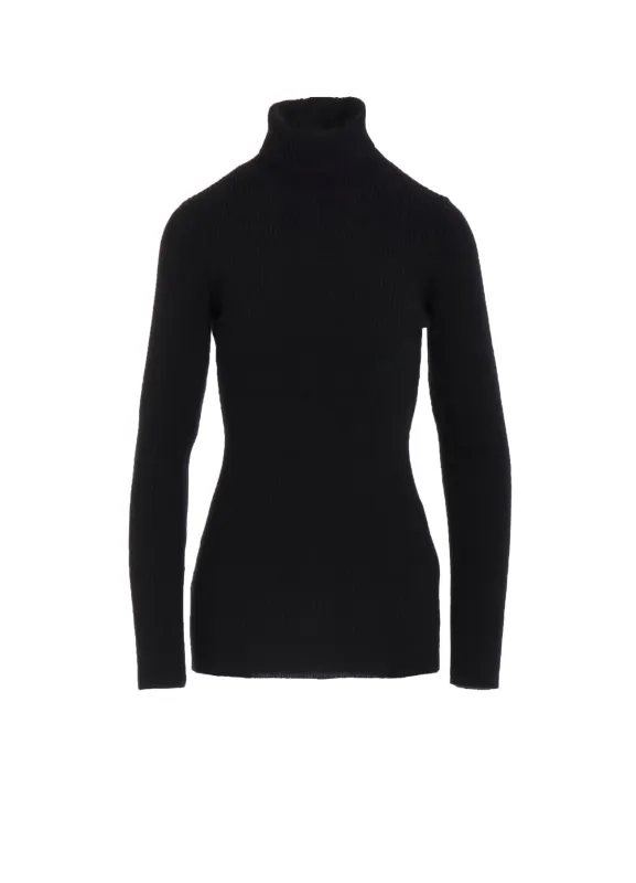 QUARTZ 2/26 RIBBED HIGH NECK sold by Yohji Yamamoto