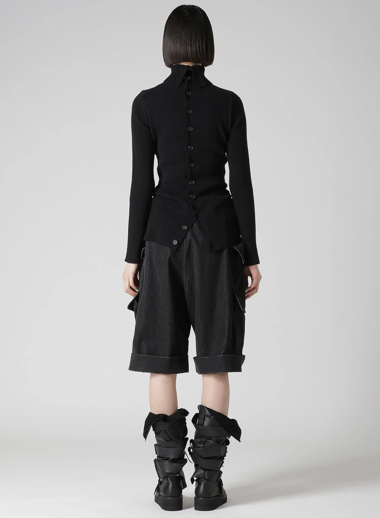 QUARTZ 2/26 RIBBED HIGH NECK sold by Yohji Yamamoto product image thumbnail 5