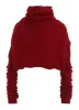 7G PLAIN STITCH LINKS CROPPED HN PO W/ARM WARMERS sold by Yohji Yamamoto