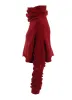 7G PLAIN STITCH LINKS CROPPED HN PO W/ARM WARMERS sold by Yohji Yamamoto