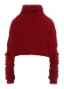 7G PLAIN STITCH LINKS CROPPED HN PO W/ARM WARMERS sold by Yohji Yamamoto