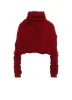7G PLAIN STITCH LINKS CROPPED HN PO W/ARM WARMERS sold by Yohji Yamamoto