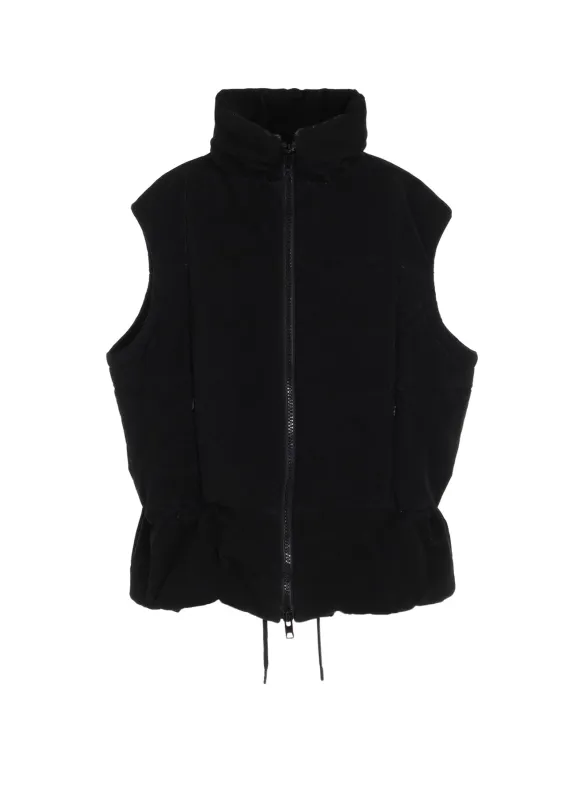 STRETCHED VELVET PADDED VEST sold by Yohji Yamamoto