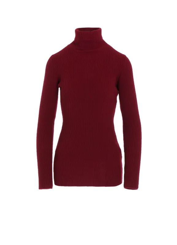 QUARTZ 2/26 RIBBED HIGH NECK sold by Yohji Yamamoto