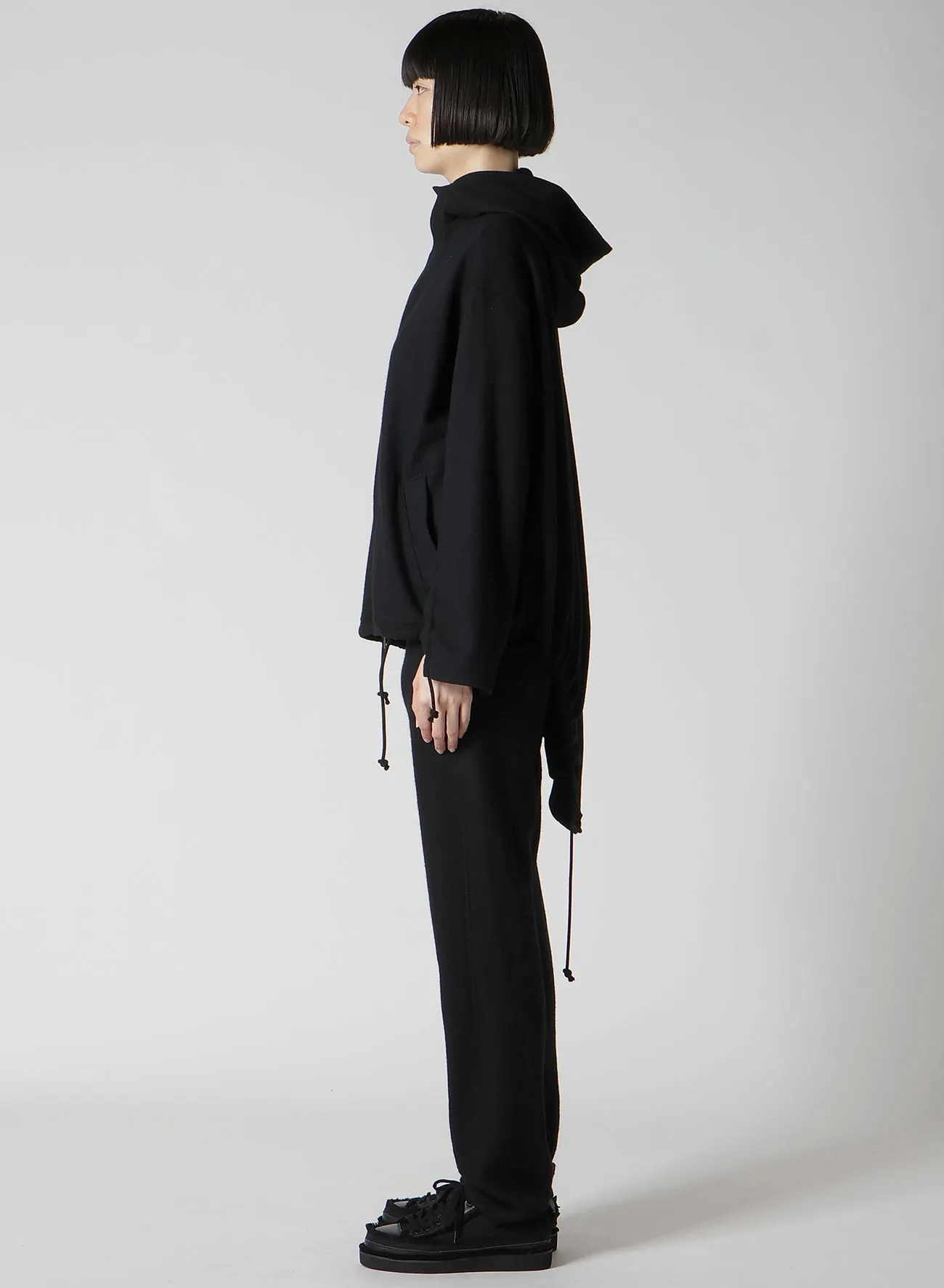 WOOLEN SINGLE JERSEY GATHERED PO B sold by Yohji Yamamoto product image thumbnail 4