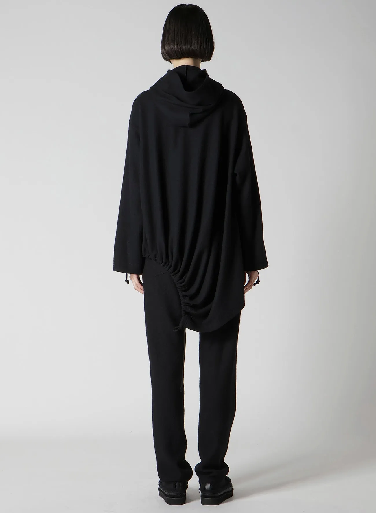 WOOLEN SINGLE JERSEY GATHERED PO B sold by Yohji Yamamoto product image thumbnail 5