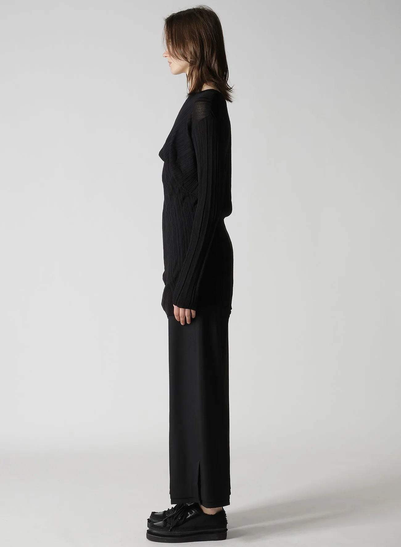 RANDOM RIB TUCK DETAIL PO sold by Yohji Yamamoto product image thumbnail 4