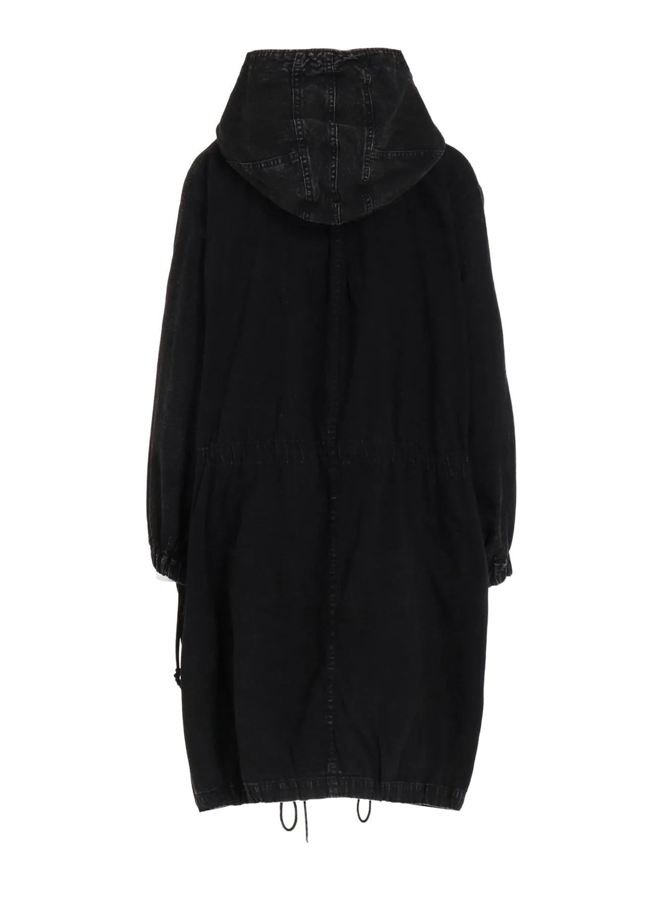 PERMANGANATE BLEACHED DENIM DOLMAN SLV COAT sold by Yohji Yamamoto product image thumbnail 4