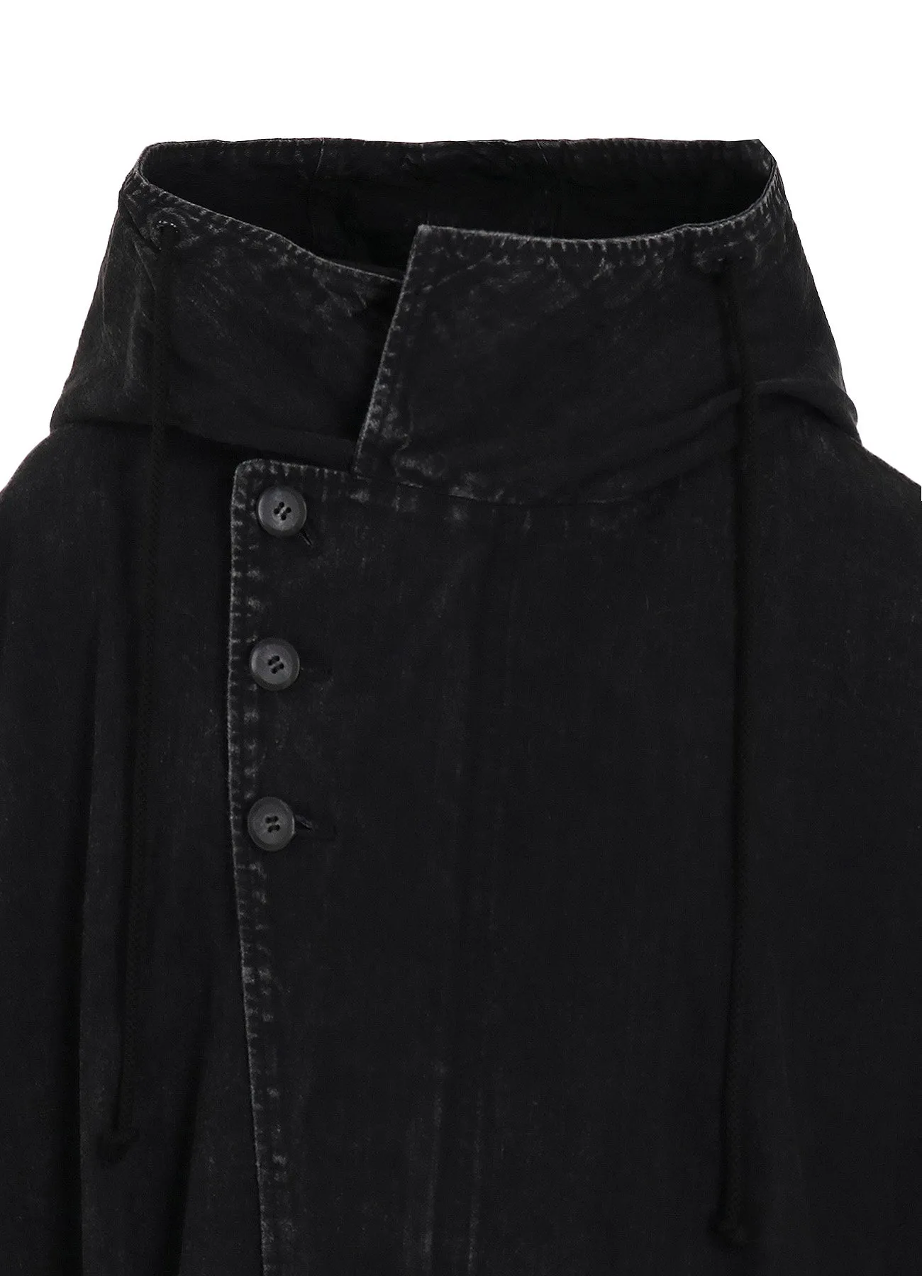 PERMANGANATE BLEACHED DENIM DOLMAN SLV COAT sold by Yohji Yamamoto product image thumbnail 5