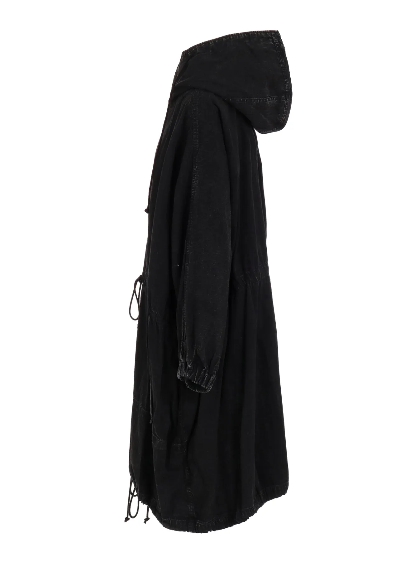 PERMANGANATE BLEACHED DENIM DOLMAN SLV COAT sold by Yohji Yamamoto product image thumbnail 3