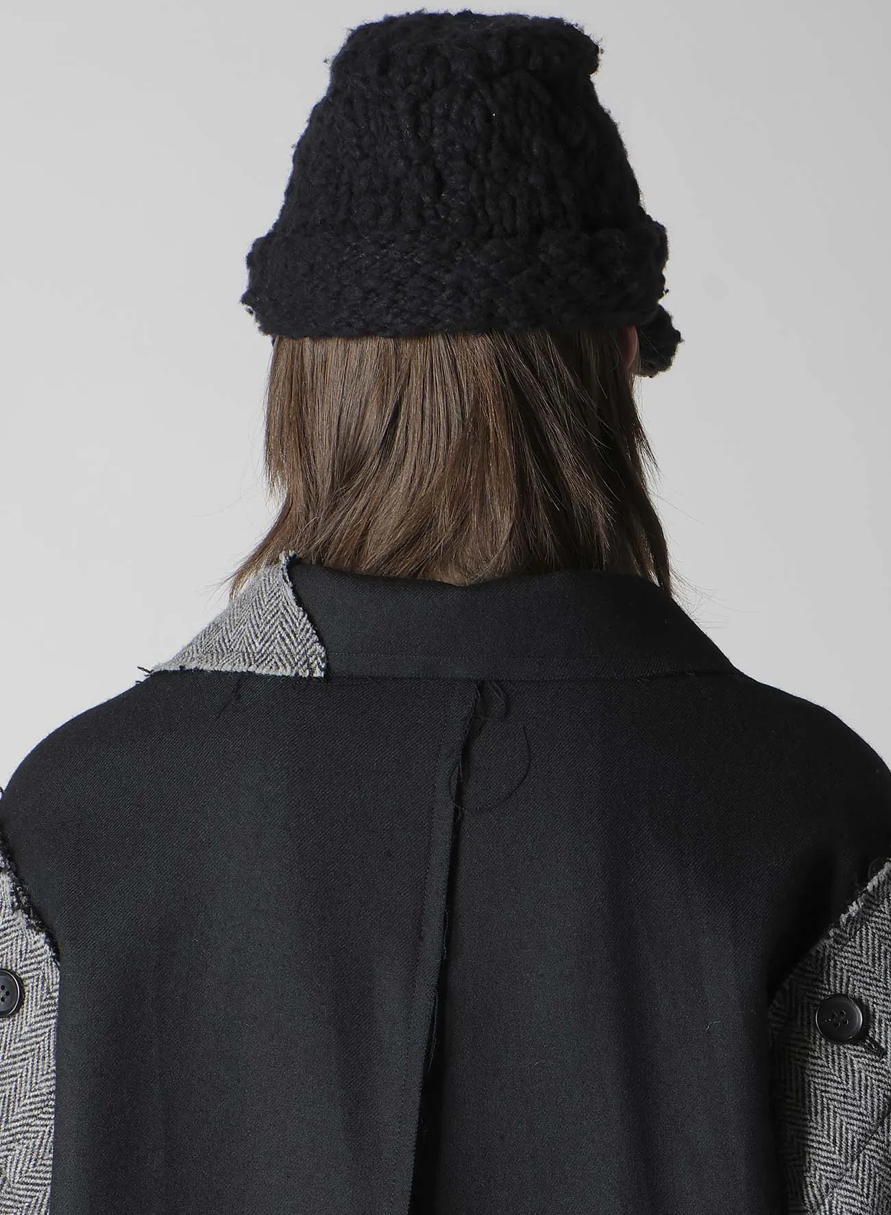 HAND-WOVEN SLABS/W KNIT D'GOAL sold by Yohji Yamamoto product image thumbnail 5