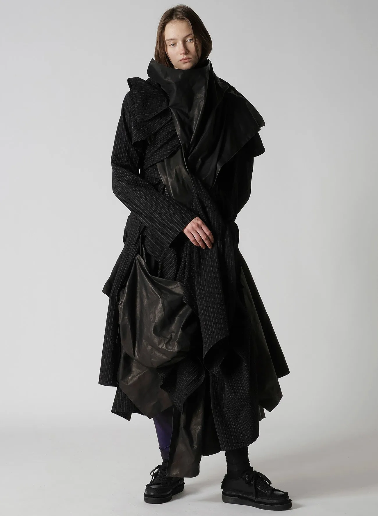 PURPLE D PATTERN BASIC LEGGINGS sold by Yohji Yamamoto product image thumbnail 3