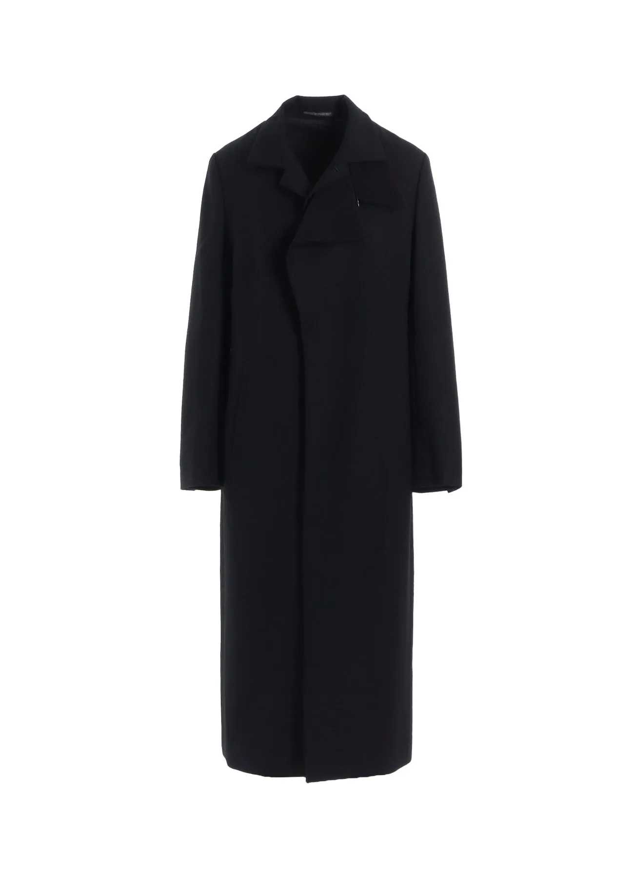 W/SAXONY R DOUBLE LAYERED LONG COAT sold by Yohji Yamamoto