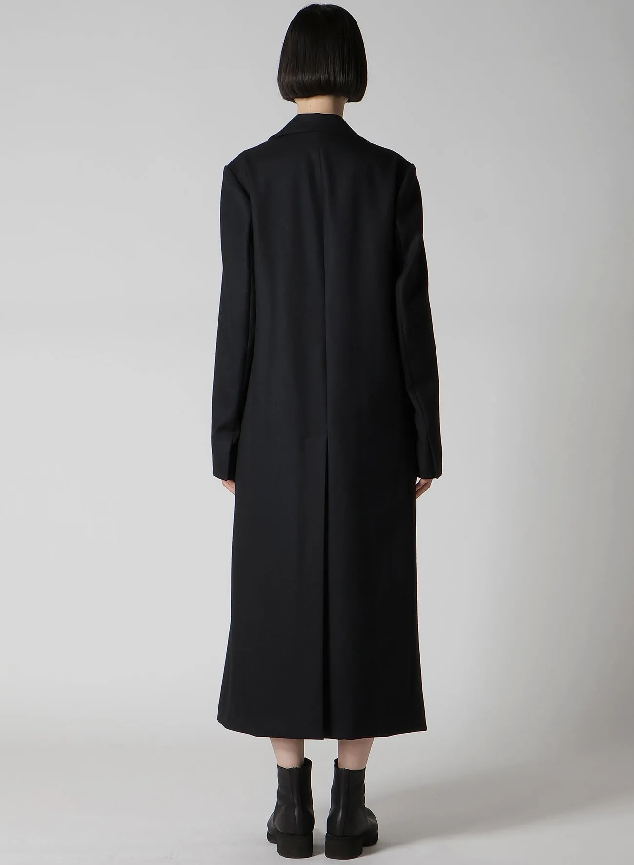 W/SAXONY R DOUBLE LAYERED LONG COAT sold by Yohji Yamamoto product image thumbnail 5