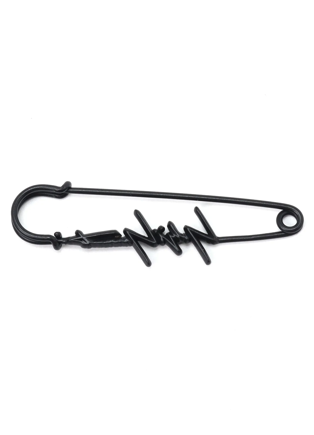 BLACK COATED BRASS SAFETY PIN sold by Yohji Yamamoto product image thumbnail 4