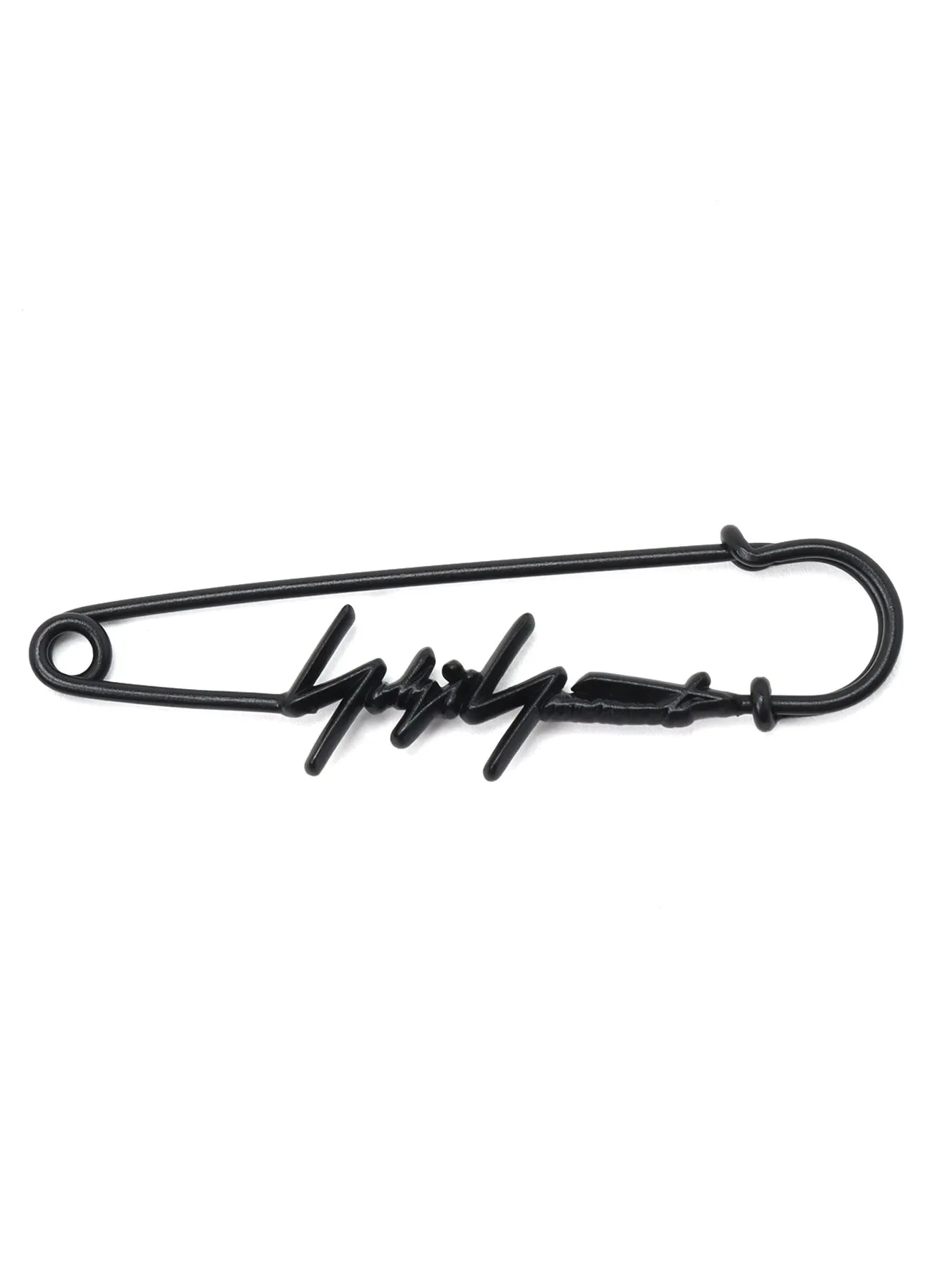 BLACK COATED BRASS SAFETY PIN sold by Yohji Yamamoto product image thumbnail 3