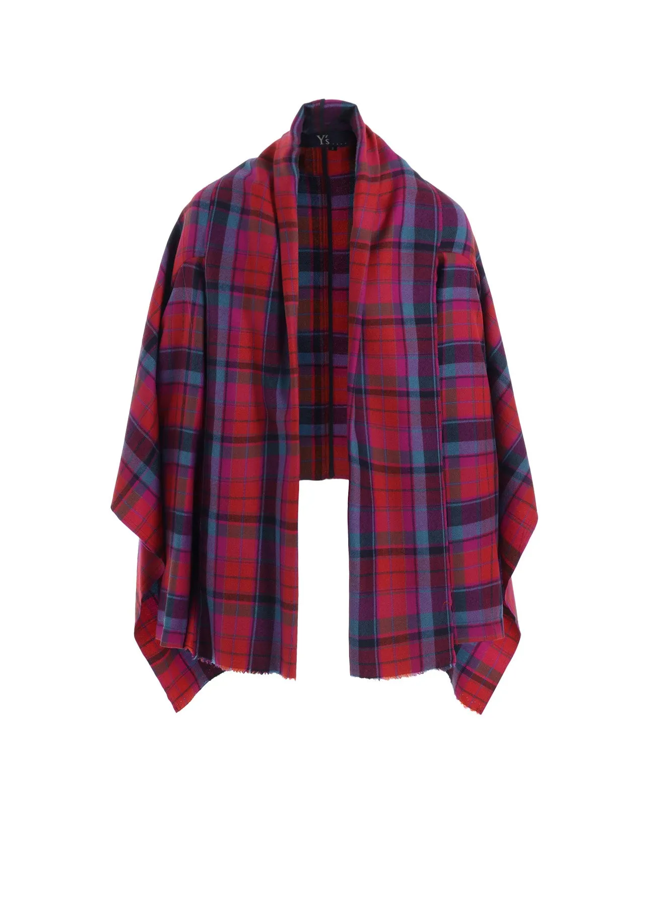 PLAID SCARF BLOUSON sold by Yohji Yamamoto