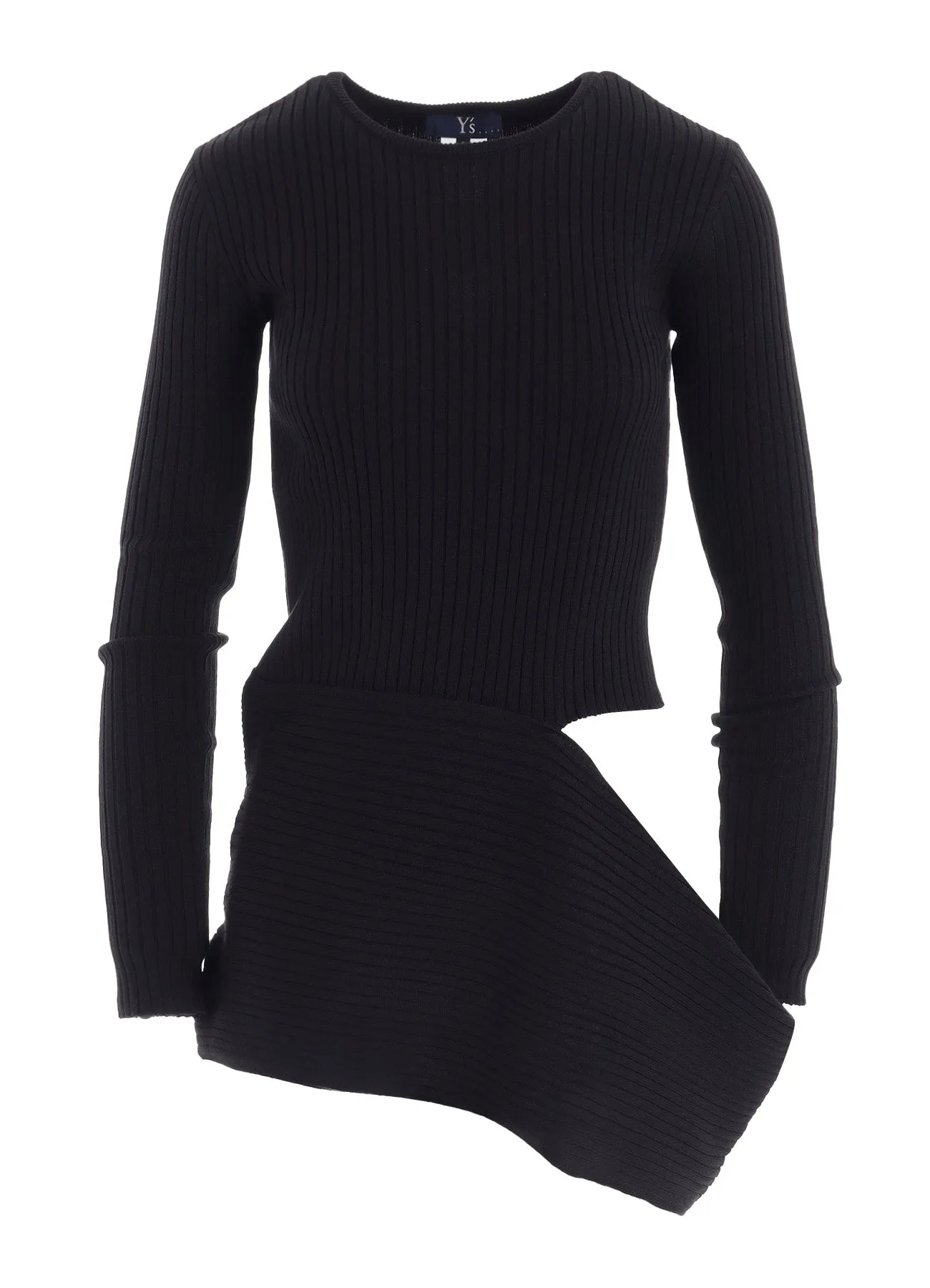 WOOL BLEND PANEL KNIT sold by Yohji Yamamoto product image thumbnail 2