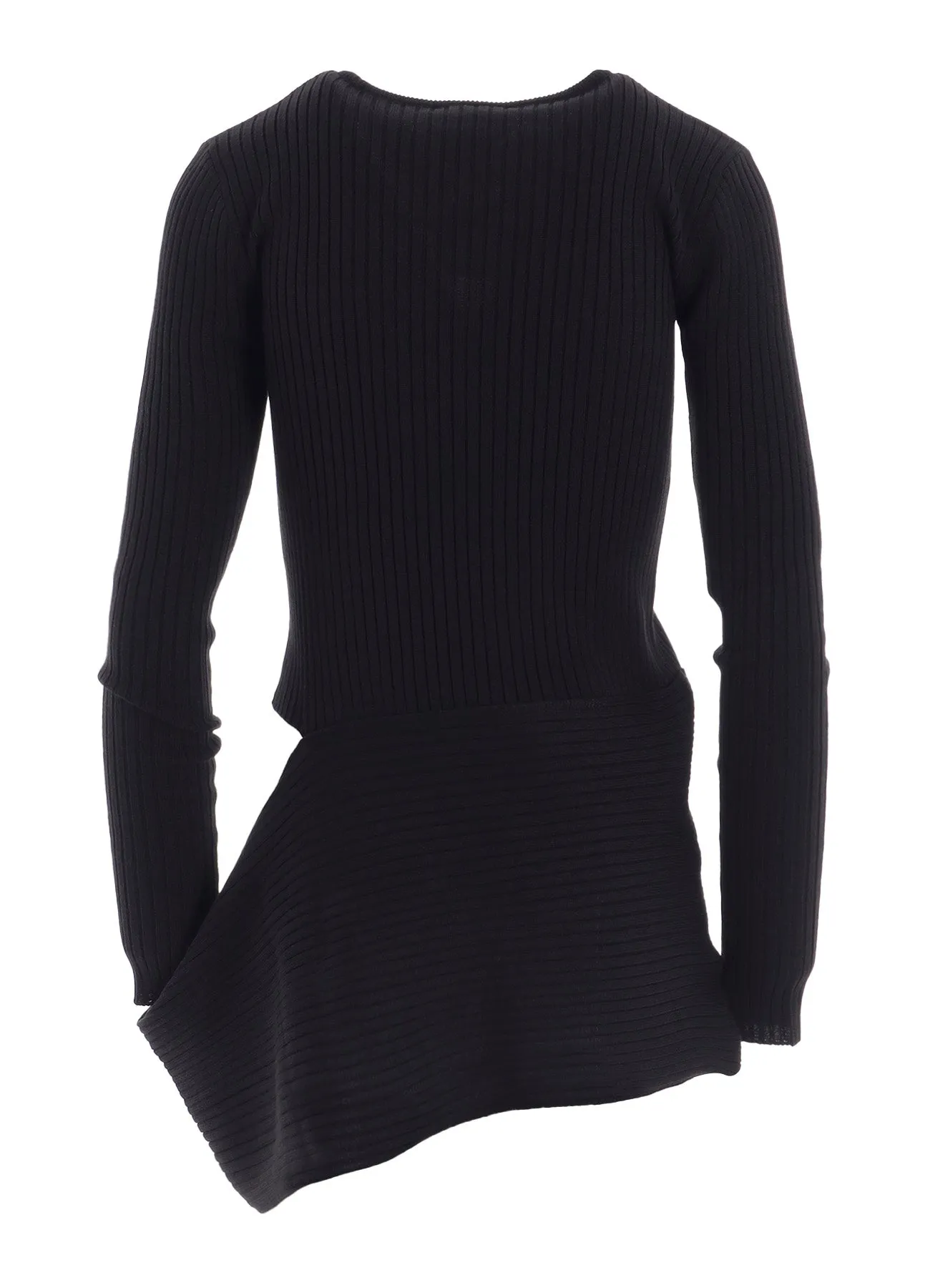 WOOL BLEND PANEL KNIT sold by Yohji Yamamoto product image thumbnail 3