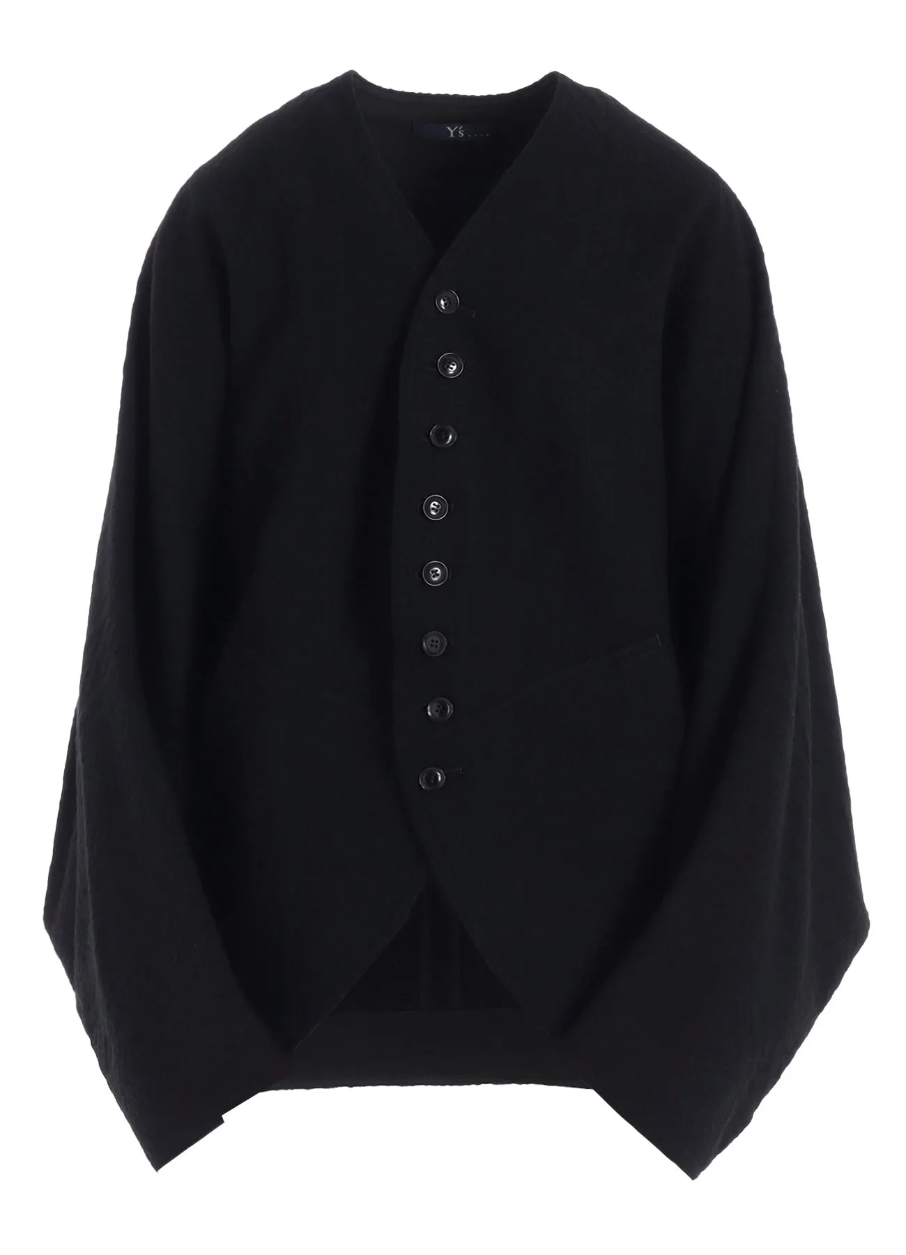 CABLE JQ KNIT DOLMAN SLEEVE JACKET sold by Yohji Yamamoto product image thumbnail 2