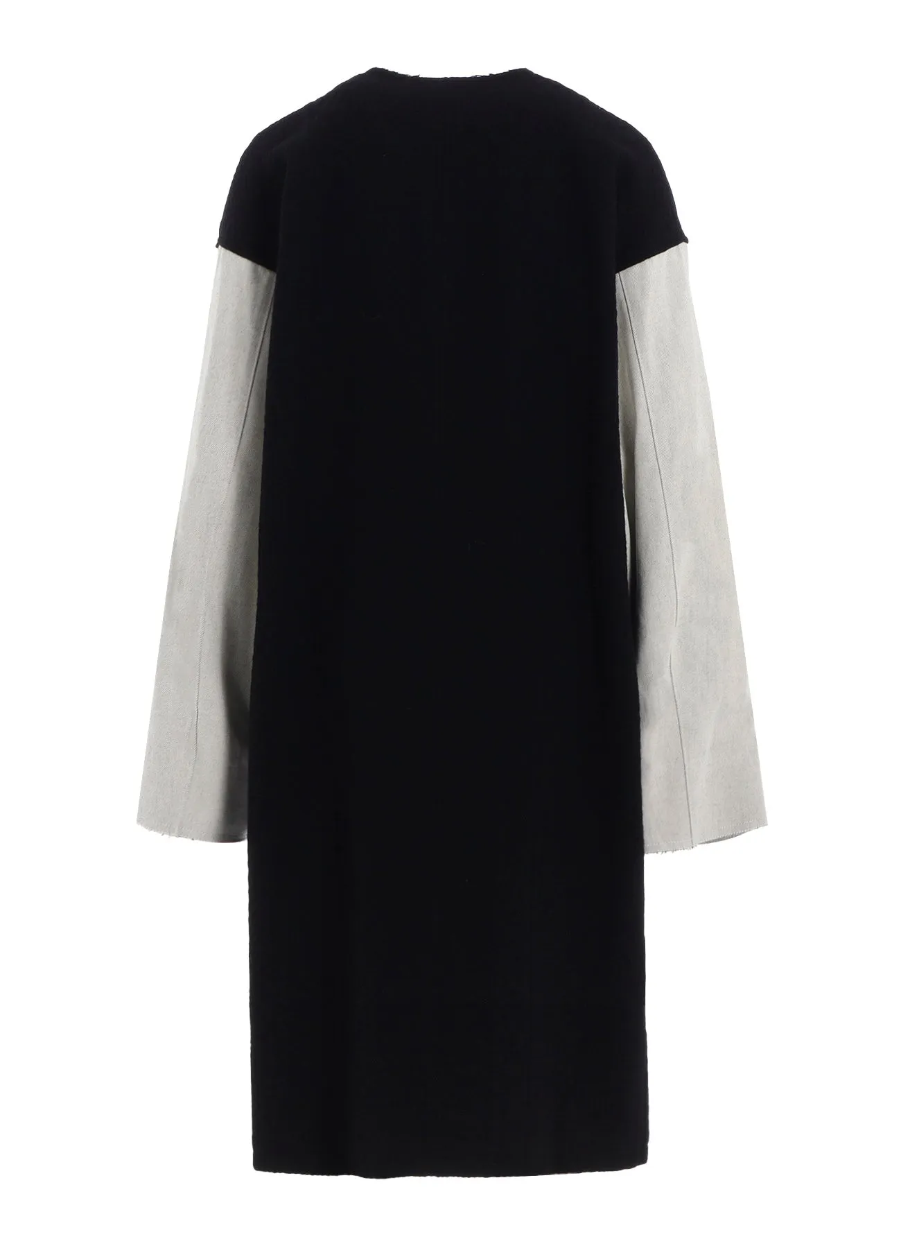 CABLE JQ KNIT COLLERLESS COAT sold by Yohji Yamamoto product image thumbnail 3