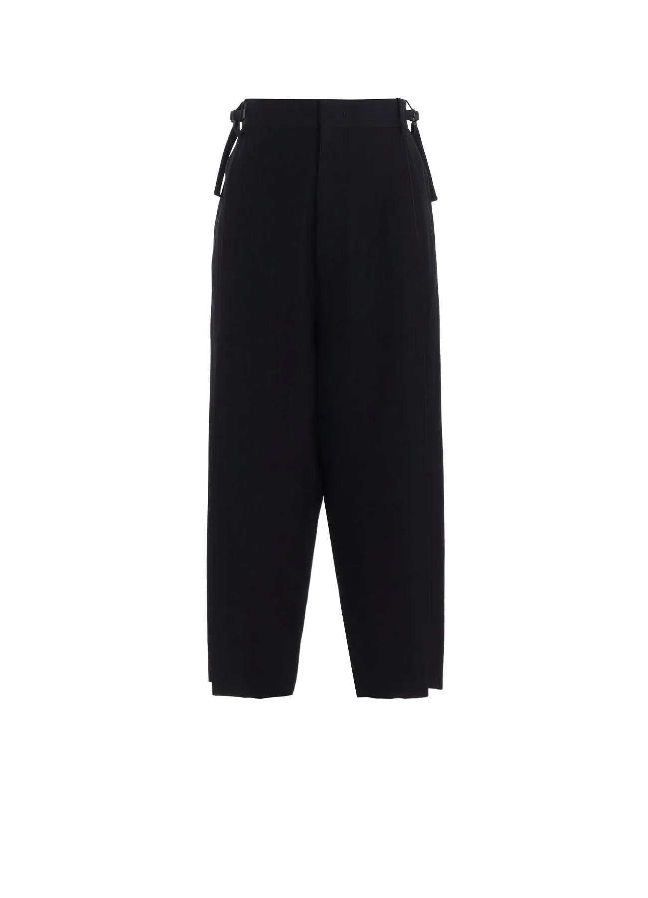 VISCOSE TWEED STRIPE SAROUEL PANTS sold by Yohji Yamamoto