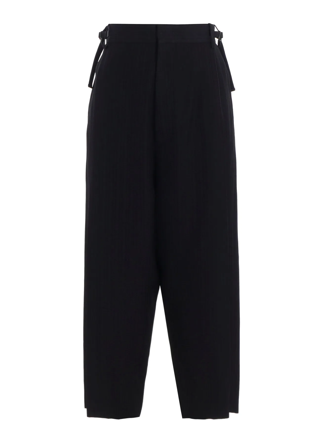 VISCOSE TWEED STRIPE SAROUEL PANTS sold by Yohji Yamamoto product image thumbnail 2