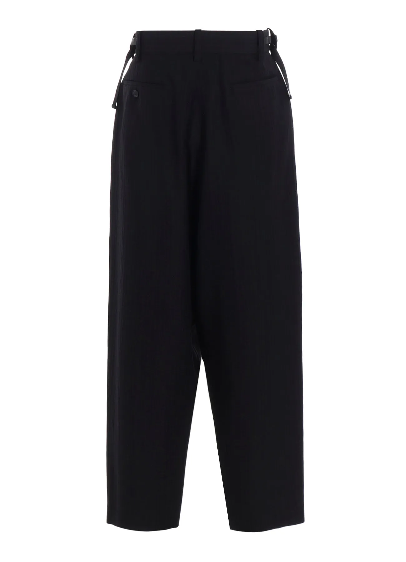 VISCOSE TWEED STRIPE SAROUEL PANTS sold by Yohji Yamamoto product image thumbnail 3