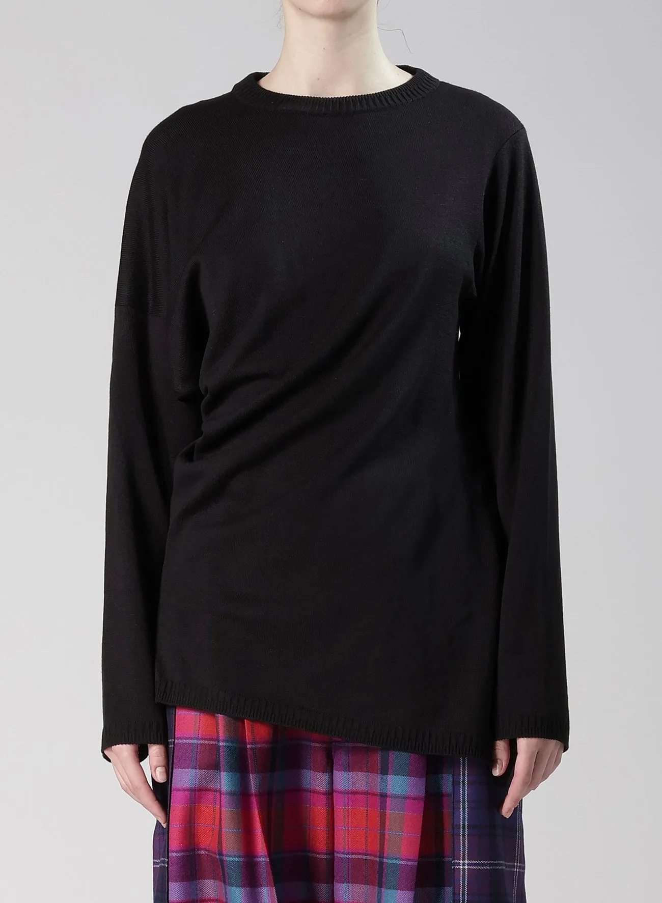 WOOL BLEND TWISTED KNIT sold by Yohji Yamamoto product image thumbnail 4