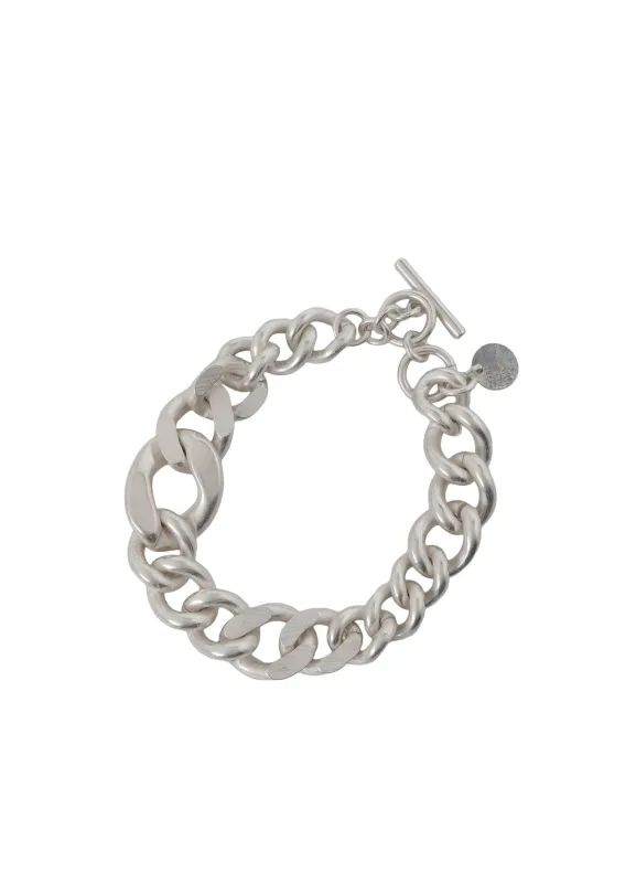 ASYMMETRIC BRASS MANTEL BRACELET made by Yohji Yamamoto