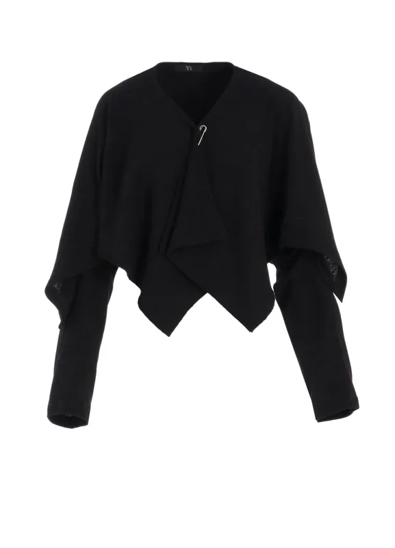 W/NY JERSEY BOLERO CARDIGAN sold by Yohji Yamamoto