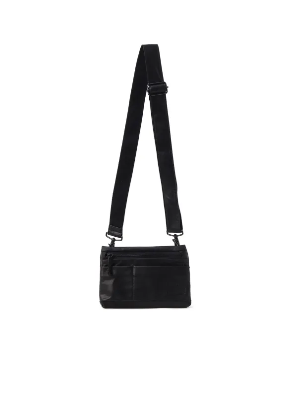 SOFT WATER-DYED LEATHER SACOCHE sold by Yohji Yamamoto