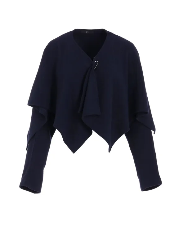 W/NY JERSEY BOLERO CARDIGAN sold by Yohji Yamamoto