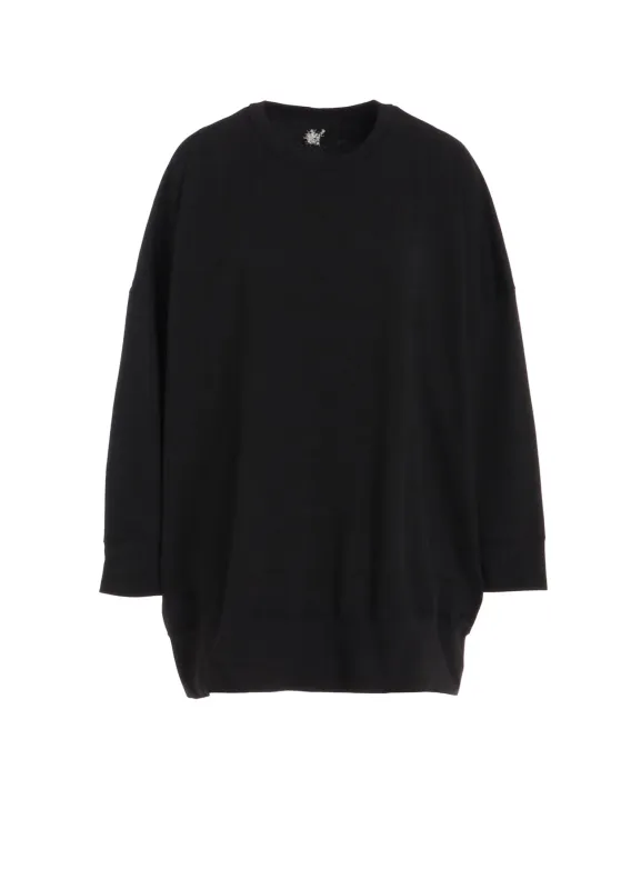 HARD TWISTED JERSEY Y'S STITCH LONG SLEEVE OVERSIZED T sold by Yohji Yamamoto