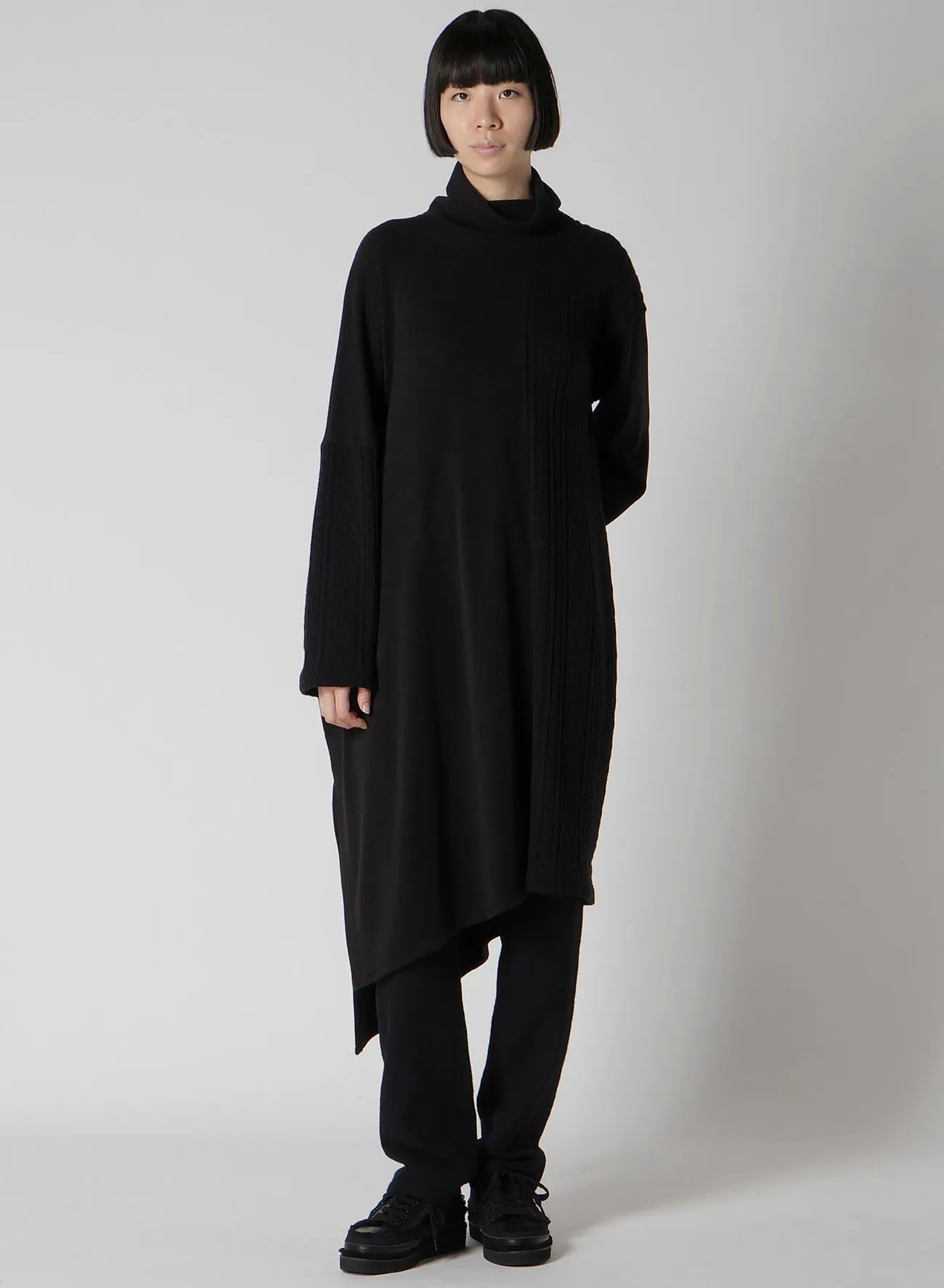 INTERLOCK PANELED HIGH NECK PO sold by Yohji Yamamoto product image thumbnail 3