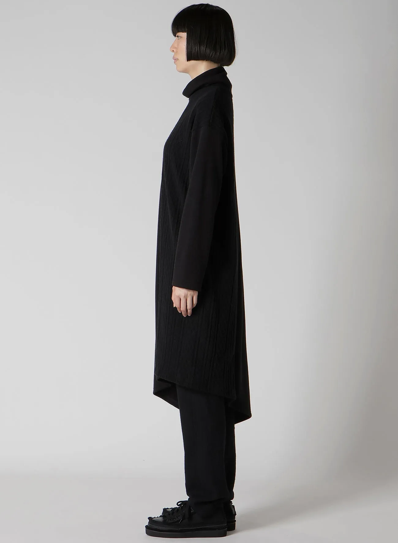 INTERLOCK PANELED HIGH NECK PO sold by Yohji Yamamoto product image thumbnail 4
